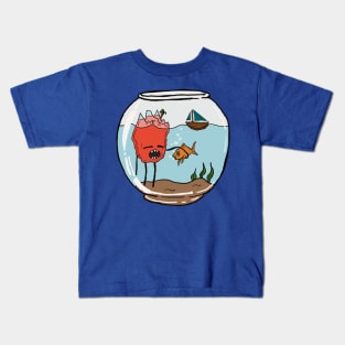 Fish Bowl Kids T-Shirt